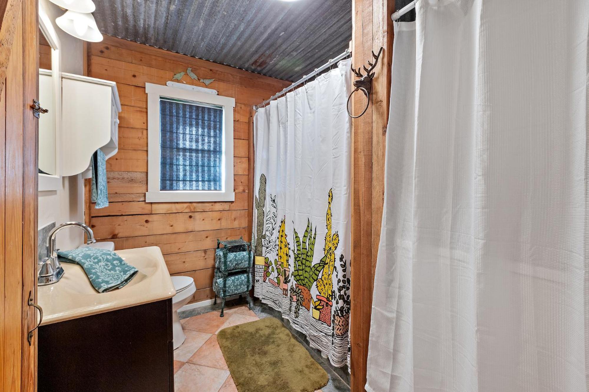 Mighty Oak Log Cabin 弗雷德里克斯堡 外观 照片